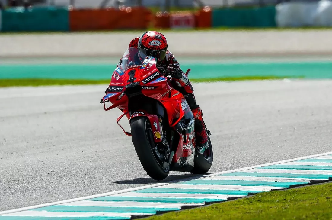 FP2 MotoGP Malaysia: Bagnaia Bertahan di Depan, Quartararo Terbang