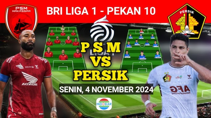 PSM Makassar vs Persik Kediri 4 November 2024