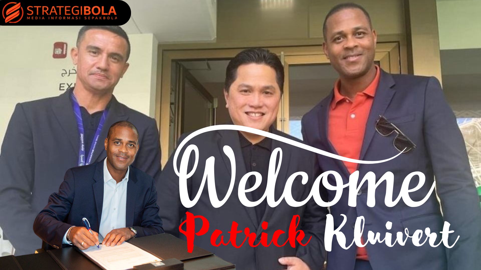 Patrick Kluivert Tiba di Indonesia Hari Ini_strategibola