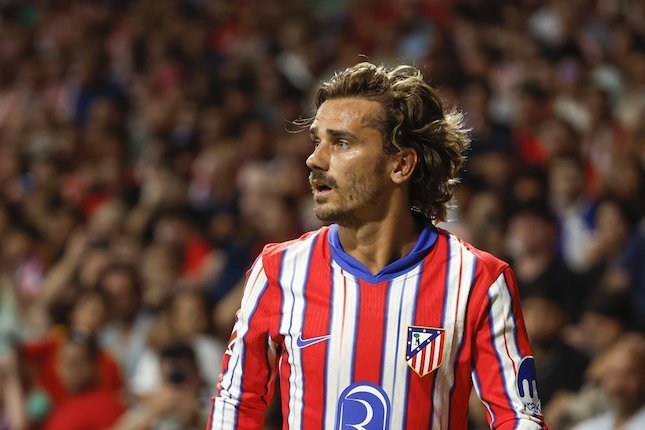 Aksi Antoine Griezmann pada laga Atletico Madrid vs Espanyol di La Liga 2024/2025 (c) Ofisial LALIGA/@LaLigaEN