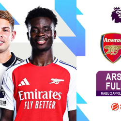 arsenal vs fulham 2 april 2025 liga inggris