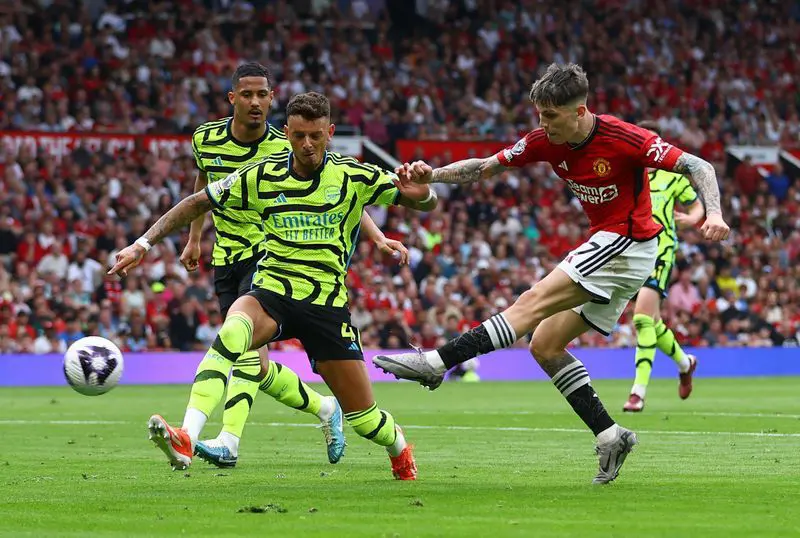 garnacho vs arsenal