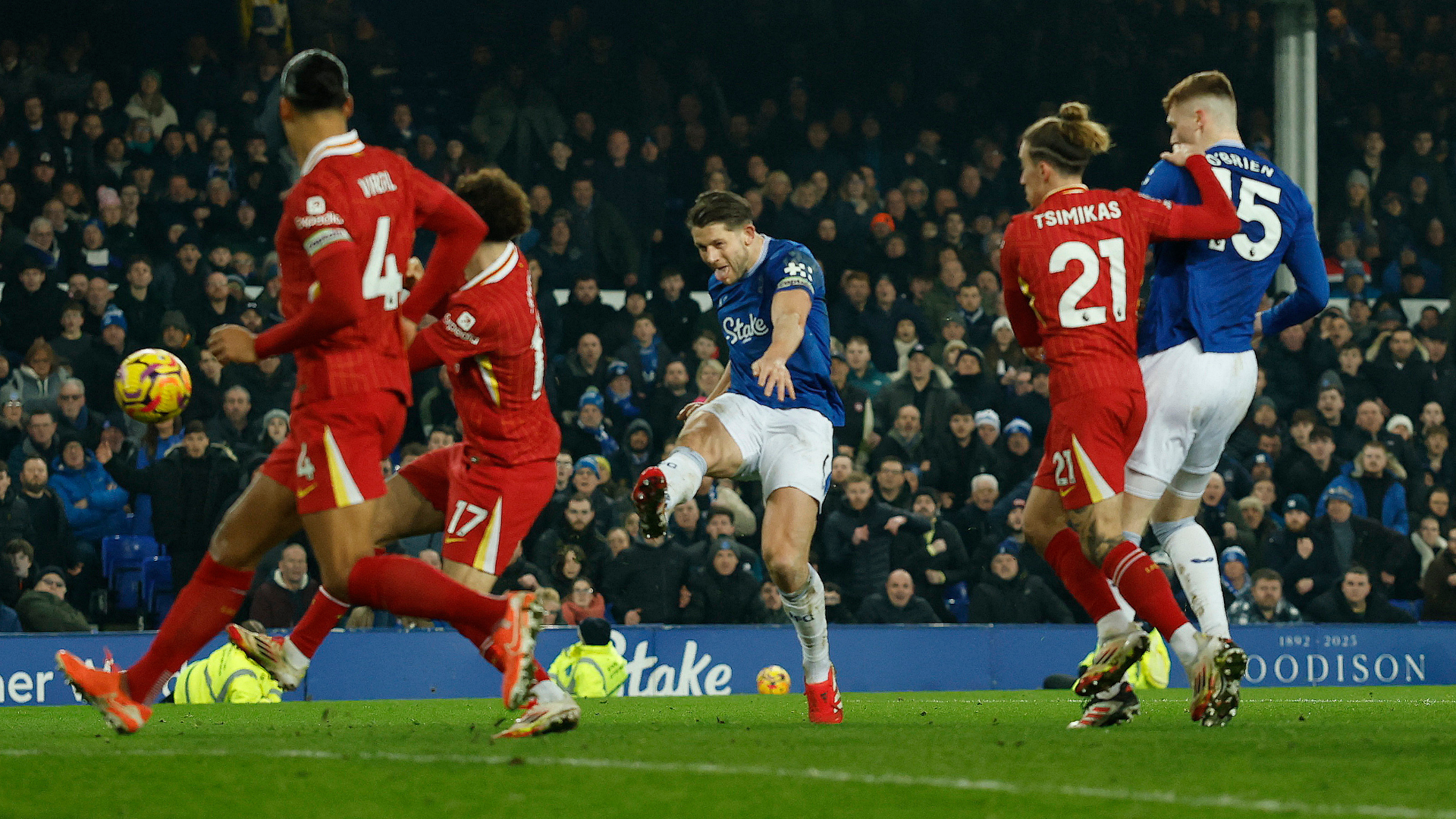 statistik dan peforma lengkap Liverpool vs Everton English Premier League