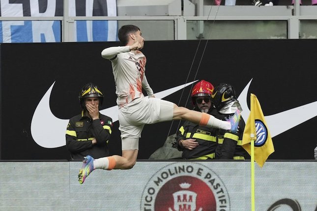 hasil inter milan vs as roma 27 april 2025