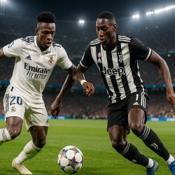 Real Madrid vs Juventus 2 Juli 2025 - image generated by ai
