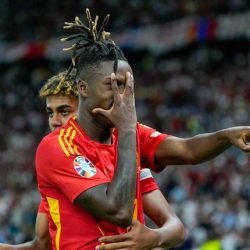 selebrasi nico william di kejuaraan euro