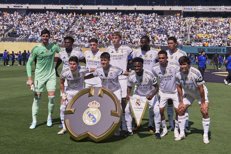 susunan pemain real madrid vs PSG