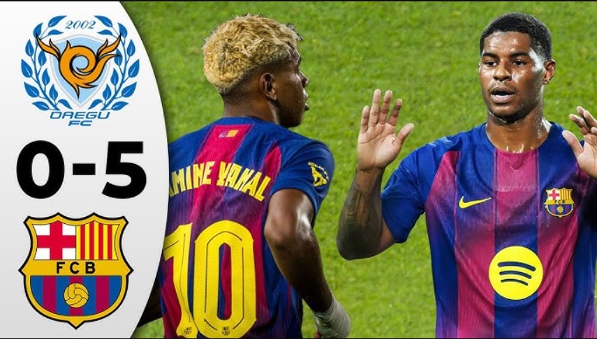 Barcelona Kalahkan Daegu FC