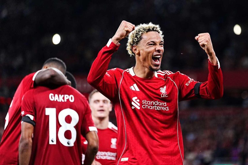 Hugo Ekitike Bersinar, Bawa Liverpool Menang di Derby Merseyside