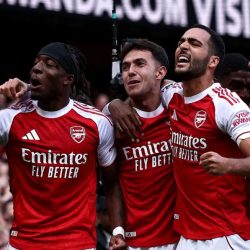 Brace Perdana Martin Zubimendi Bantu Arsenal Hajar Nottingham Forest