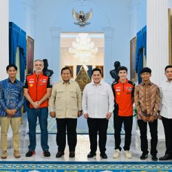 Prabowo Sambut Marc Marquez