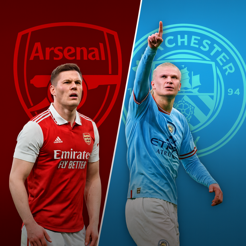 susunan pemain arsenal vs man city