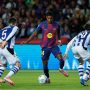 Marcus Rashford dikepung pemain Real Sociedad