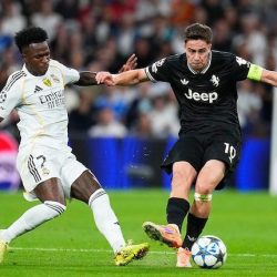 Real Madrid 1-0 Juventus: Gol Bellingham dan Aksi Vinicius Jaga Sempurna Los Blancos di Liga Champions