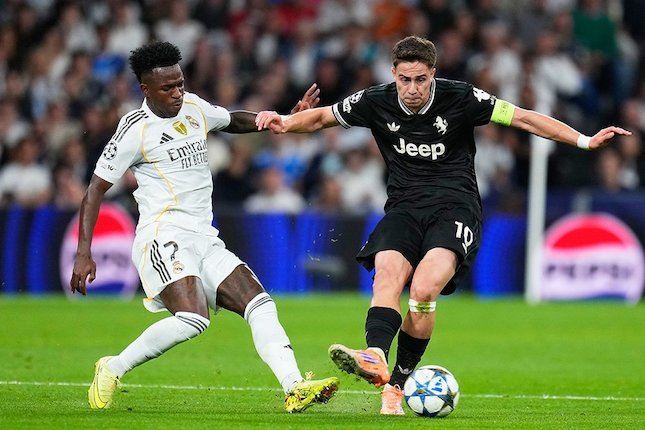Real Madrid 1-0 Juventus: Gol Bellingham dan Aksi Vinicius Jaga Sempurna Los Blancos di Liga Champions