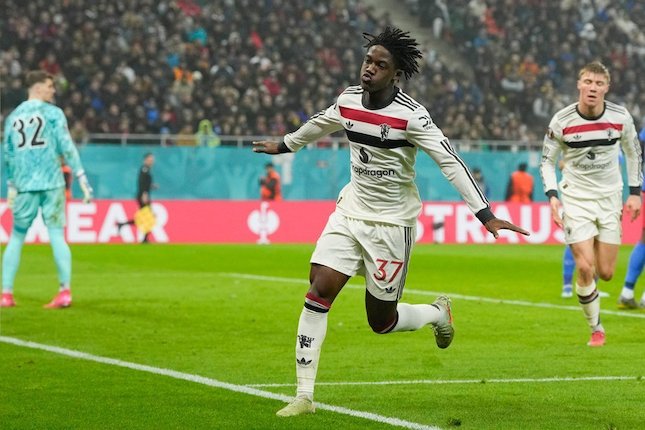 Selebrasi Kobbie Mainoo