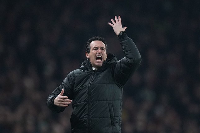 Pelatih Aston Villa, Unai Emery bereaksi saat pertandingan Liga Inggris melawan Arsenal, 31 Desember 2025 lalu. (c) AP Photo/Alastair GrantPelatih Aston Villa, Unai Emery bereaksi saat pertandingan Liga Inggris melawan Arsenal, 31 Desember 2025 lalu. (c) AP Photo/Alastair Grant