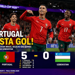Portugal Hancurkan Uzbekistan 5-0