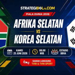 Susunan Pemain Afrika Selatan vs Korea Selatan 25 Juni 2026
