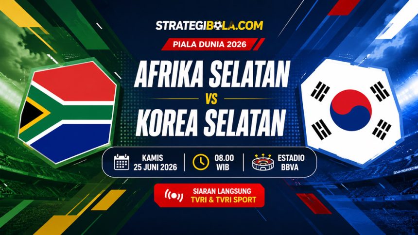 Susunan Pemain Afrika Selatan vs Korea Selatan 25 Juni 2026