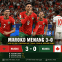 Maroko Tundukkan Kanada 3-0
