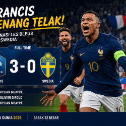 Prancis 3-0 Swedia Piala Dunia 2026