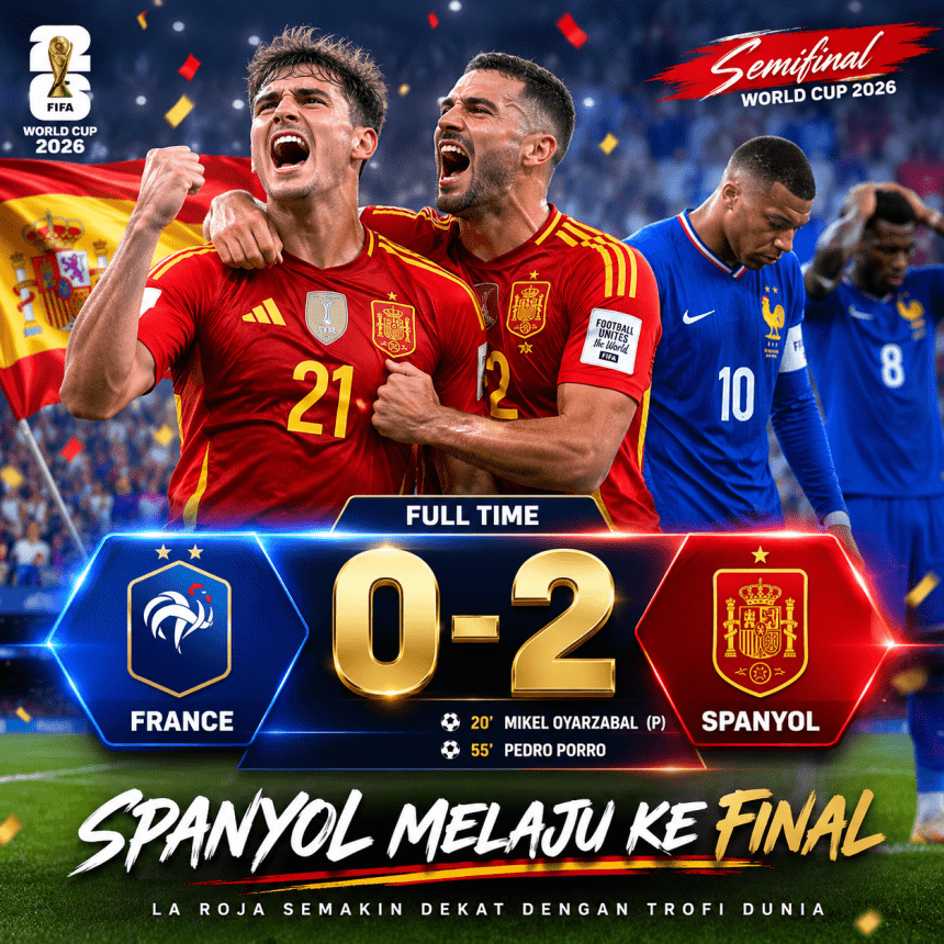 Spanyol 2-0 Prancis