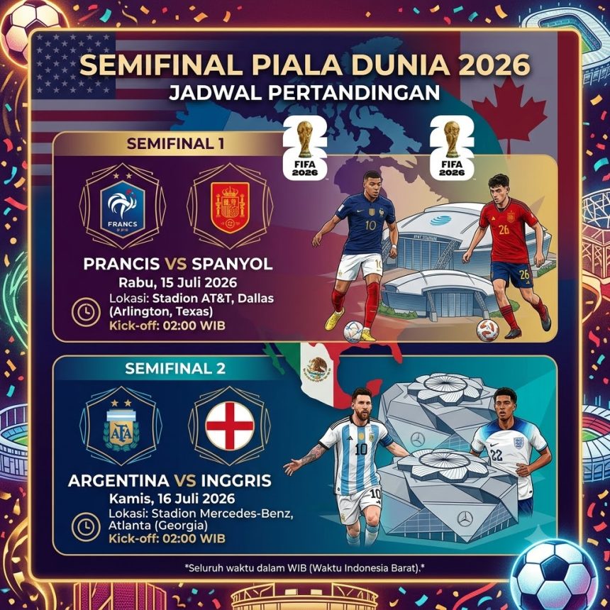 Semifinal Piala Dunia 2026