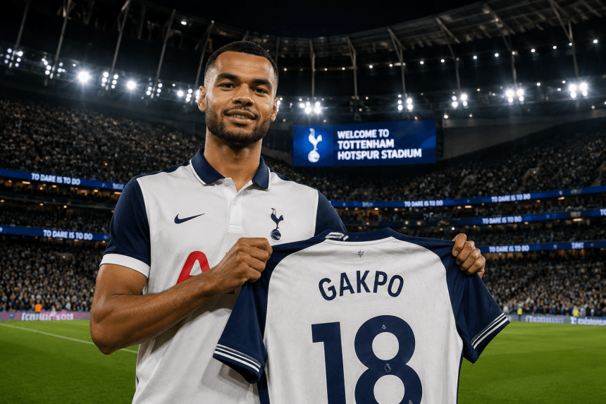Cody Gakpo dalam rumor transfer ke Tottenham Hotspur setelah meninggalkan Liverpool.