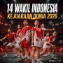 Daftar 14 Wakil Indonesia di Kejuaraan Dunia Bulutangkis 2026